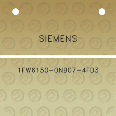 siemens-1fw6150-0nb07-4fd3