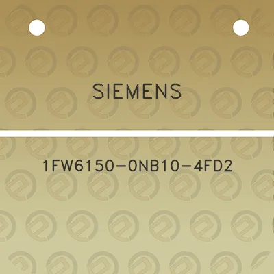 siemens-1fw6150-0nb10-4fd2