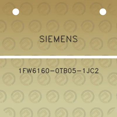 siemens-1fw6160-0tb05-1jc2