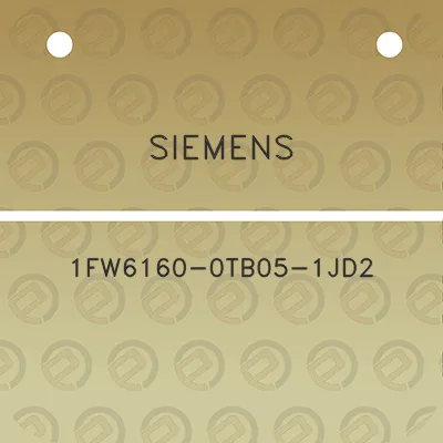 siemens-1fw6160-0tb05-1jd2