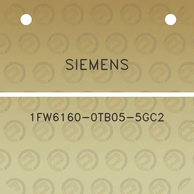 siemens-1fw6160-0tb05-5gc2