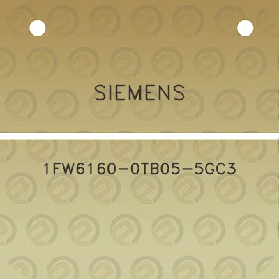 siemens-1fw6160-0tb05-5gc3