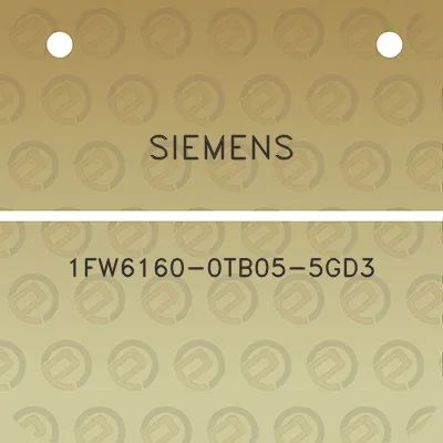 siemens-1fw6160-0tb05-5gd3