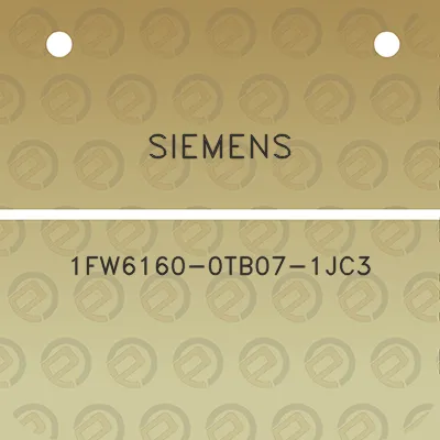 siemens-1fw6160-0tb07-1jc3