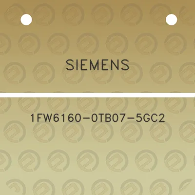 siemens-1fw6160-0tb07-5gc2