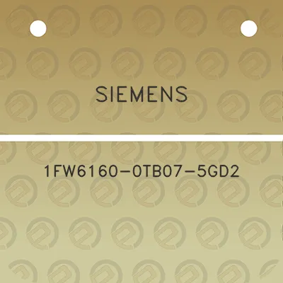 siemens-1fw6160-0tb07-5gd2