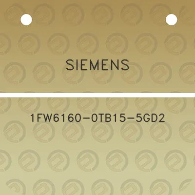 siemens-1fw6160-0tb15-5gd2