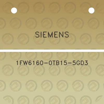 siemens-1fw6160-0tb15-5gd3