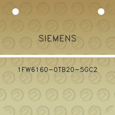 siemens-1fw6160-0tb20-5gc2