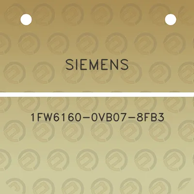 siemens-1fw6160-0vb07-8fb3