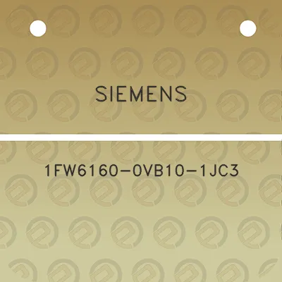 siemens-1fw6160-0vb10-1jc3