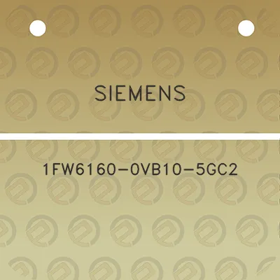 siemens-1fw6160-0vb10-5gc2