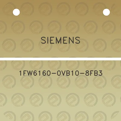 siemens-1fw6160-0vb10-8fb3