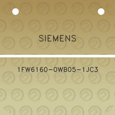 siemens-1fw6160-0wb05-1jc3