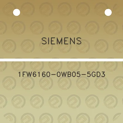 siemens-1fw6160-0wb05-5gd3