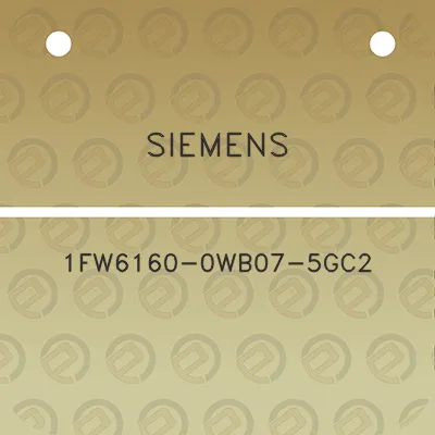 siemens-1fw6160-0wb07-5gc2