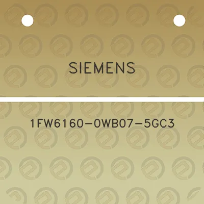 siemens-1fw6160-0wb07-5gc3