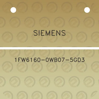 siemens-1fw6160-0wb07-5gd3