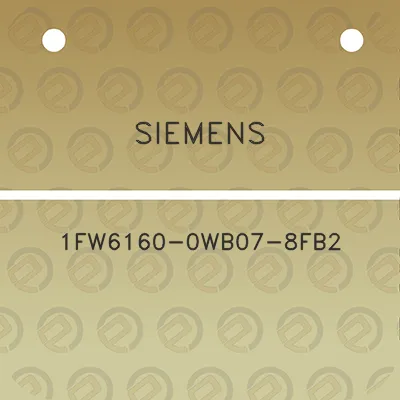 siemens-1fw6160-0wb07-8fb2