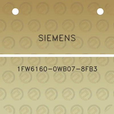 siemens-1fw6160-0wb07-8fb3