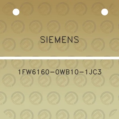 siemens-1fw6160-0wb10-1jc3