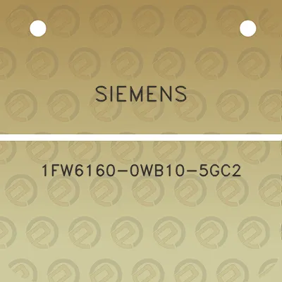 siemens-1fw6160-0wb10-5gc2