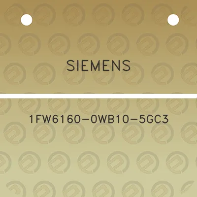 siemens-1fw6160-0wb10-5gc3