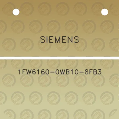 siemens-1fw6160-0wb10-8fb3