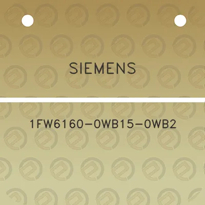 siemens-1fw6160-0wb15-0wb2