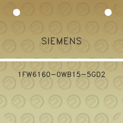 siemens-1fw6160-0wb15-5gd2