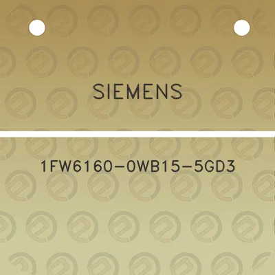 siemens-1fw6160-0wb15-5gd3