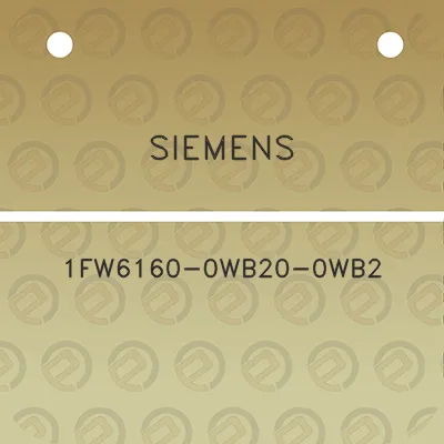 siemens-1fw6160-0wb20-0wb2