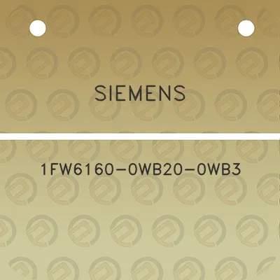 siemens-1fw6160-0wb20-0wb3