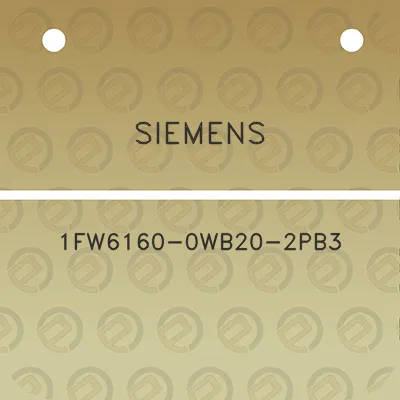 siemens-1fw6160-0wb20-2pb3