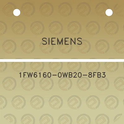 siemens-1fw6160-0wb20-8fb3