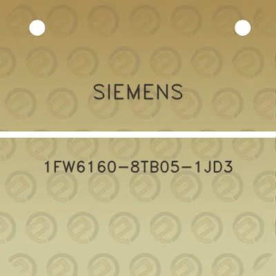 siemens-1fw6160-8tb05-1jd3