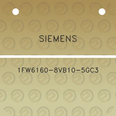 siemens-1fw6160-8vb10-5gc3