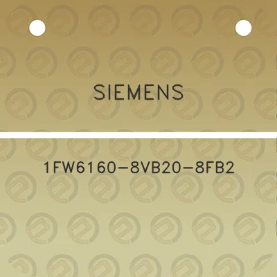 siemens-1fw6160-8vb20-8fb2