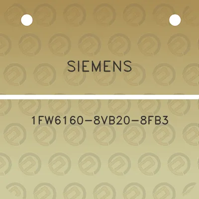 siemens-1fw6160-8vb20-8fb3