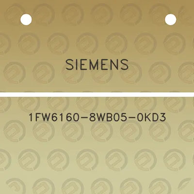 siemens-1fw6160-8wb05-0kd3