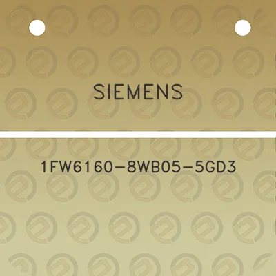 siemens-1fw6160-8wb05-5gd3