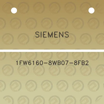 siemens-1fw6160-8wb07-8fb2