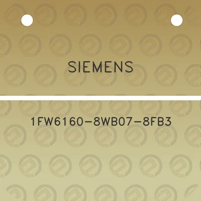 siemens-1fw6160-8wb07-8fb3