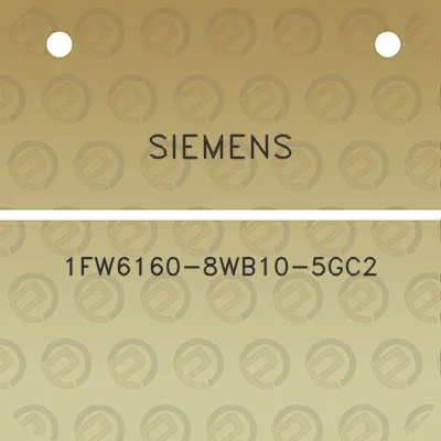 siemens-1fw6160-8wb10-5gc2