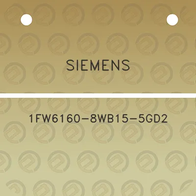 siemens-1fw6160-8wb15-5gd2