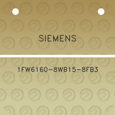 siemens-1fw6160-8wb15-8fb3