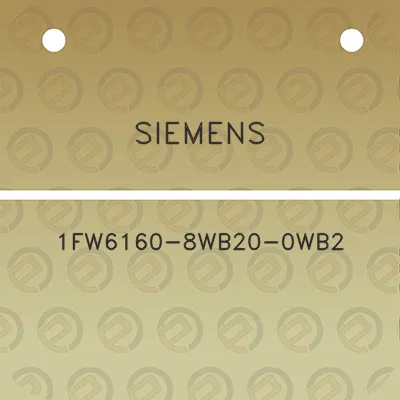 siemens-1fw6160-8wb20-0wb2