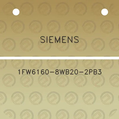 siemens-1fw6160-8wb20-2pb3