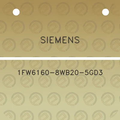 siemens-1fw6160-8wb20-5gd3