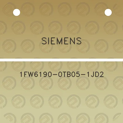 siemens-1fw6190-0tb05-1jd2